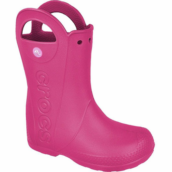Dětské holínky Crocs Handle It Pink Velikost 33/34 (12803)