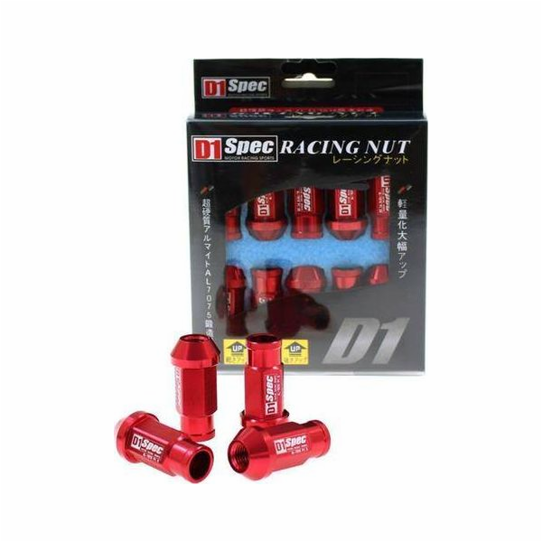 MTuning_F D1SPEC Replica Race M12x1.5 Red Nuts