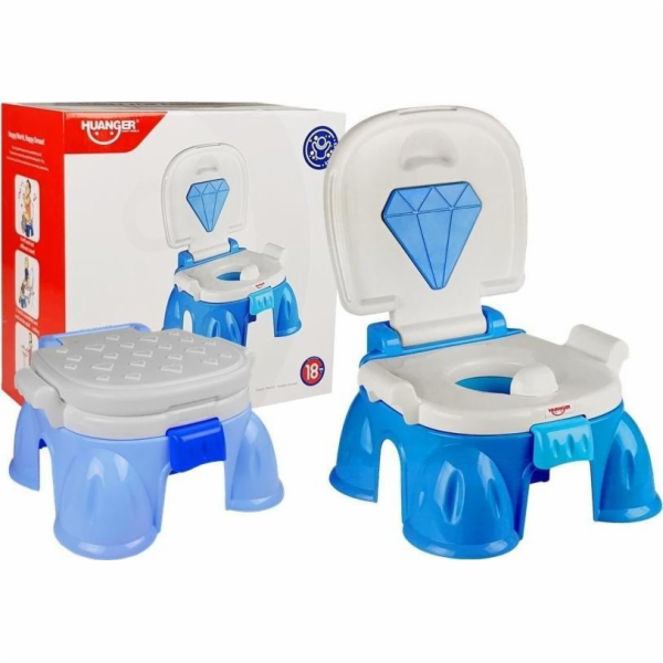 LeanToys Modrý nočník s diamantem pro batolata