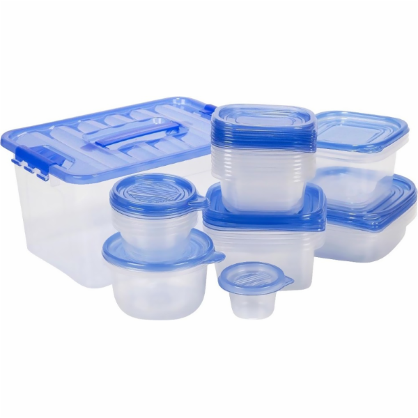 Dóza na potraviny JUMBO sada 27 ks modrá KO-362000020modr