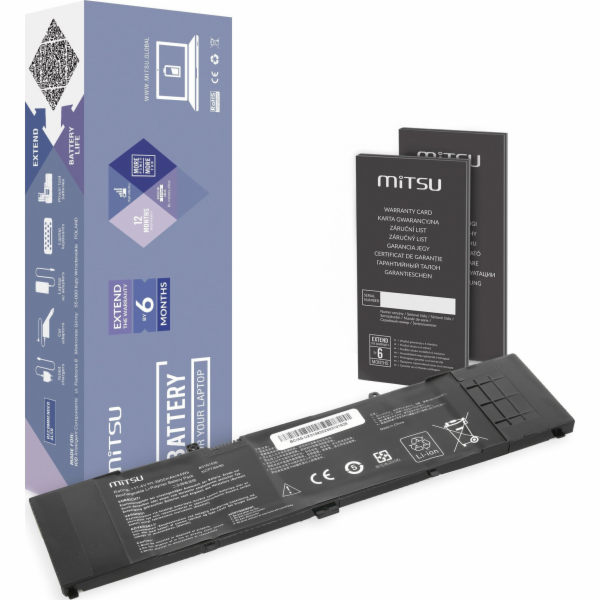 Baterie Mitsu B31N1535 pro Asus Zenbook UX310UA UX410UA