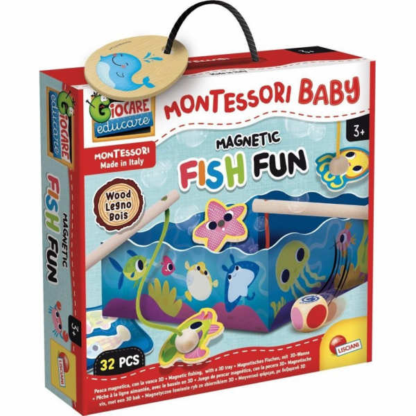 Lisciani LISCIANI MONTESSORI WOOD BABY FISH FUN