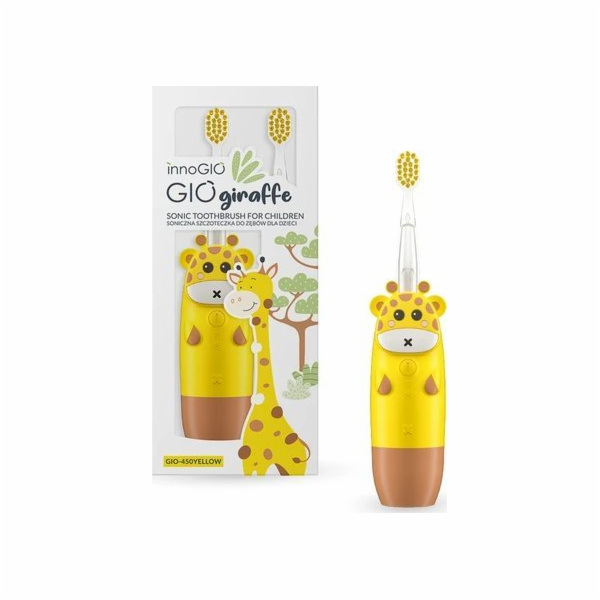 InnoGio GIOGIRAFFE YELLOW Žlutý zubní kartáček