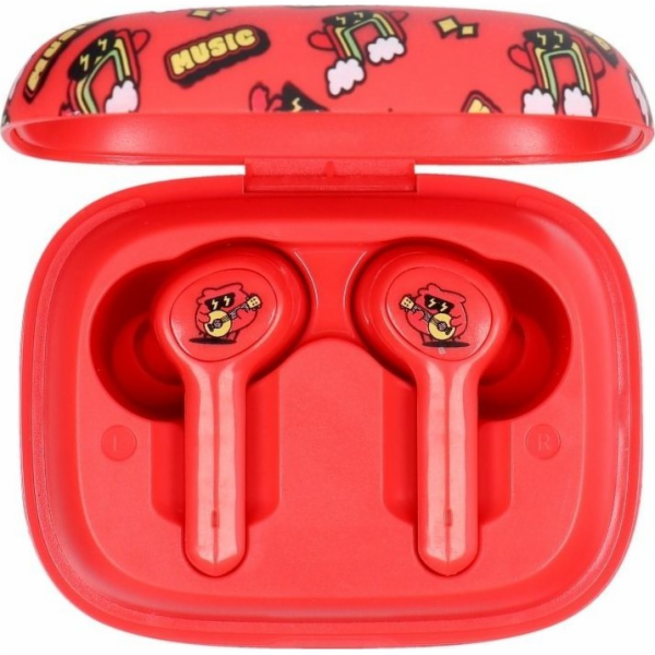 Sluchátka Jellie Monster Steven Red (YLFS-06BT)