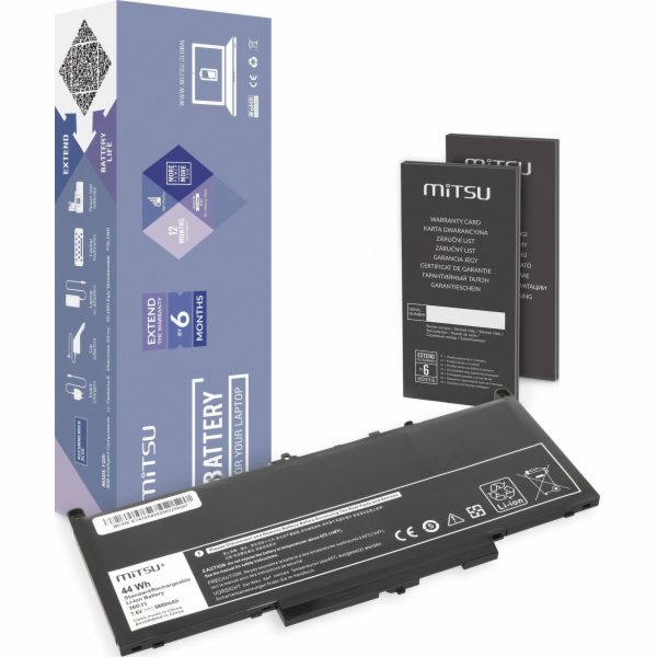 Baterie Mitsu J60J5 GG4FM MC34Y Baterie pro Dell E7270 E7470