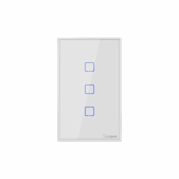 Sonoff T2US3C - 3-gangový Wi-Fi chytrý nástěnný vypínač U...