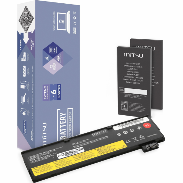 Baterie Mitsu SB10K97582 pro Lenovo ThinkPad T470 T570