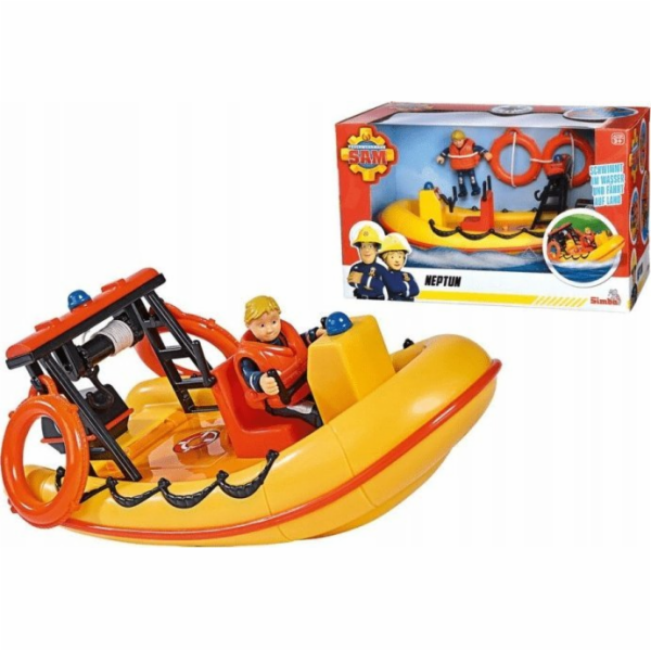 Simba Vehicle Fireman Sam Loď Neptun s figurkou ver.2