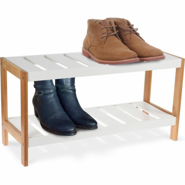 Storage Solutions BAMBOO police botník 2 úrovně