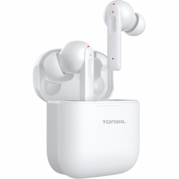 Bílá sluchátka Tonsil T55BT (T55BTWHITEE)