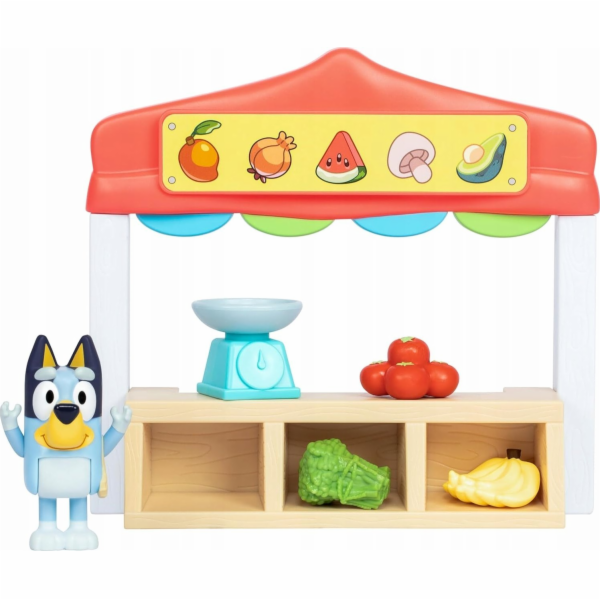 Sada figurek Tm Toys Mini Bluey Obchod s potravinami