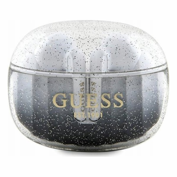 Sluchátka Guess Glitter Gradient GUTWSHDGKEEK černá