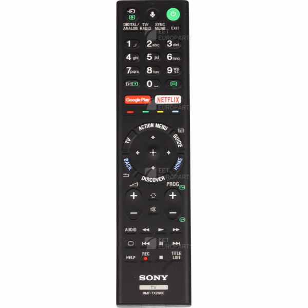 Dálkové ovládání Sony RTV (149312913)