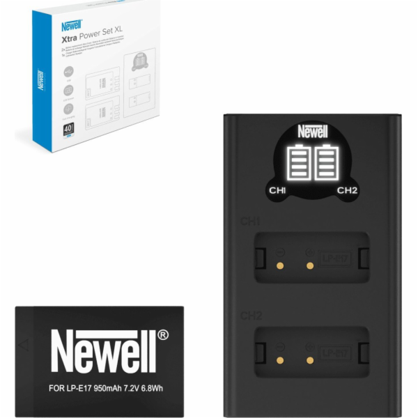 Baterie Newell NEWELL Dvoukanálová nabíječka DL-USB-C a b...