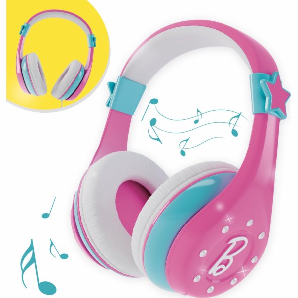 Lisciani Bluetooth sluchátka Barbie fashion 104451 LISCIANI