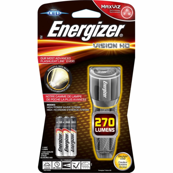 Svítilna Energizer Svítilna ENERGIZER Metal Vision HD + 3...