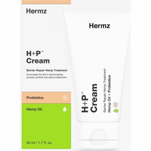 Hermz krém z řady H+p s přidaným konopným olejem a olejem...