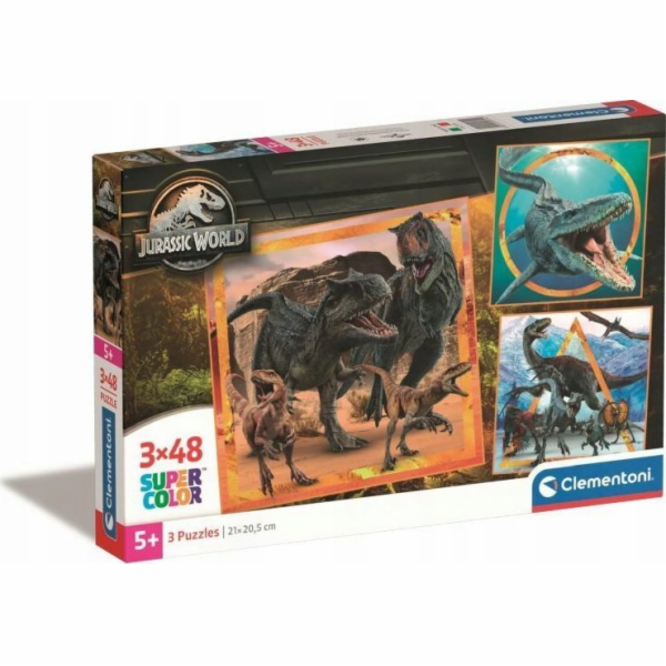 Clementoni Clementoni Puzzle 3x48el SuperColor čtverec Ju...