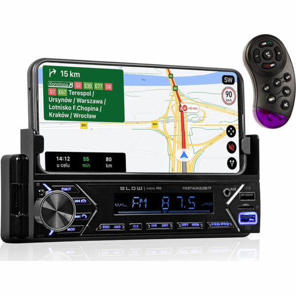 Autorádio Blow 78-346# Chytrý držák na rádio blow mobile ...