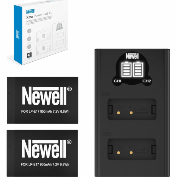 Dvoukanálová nabíječka baterií Newell NEWELL DL-USB-C a d...