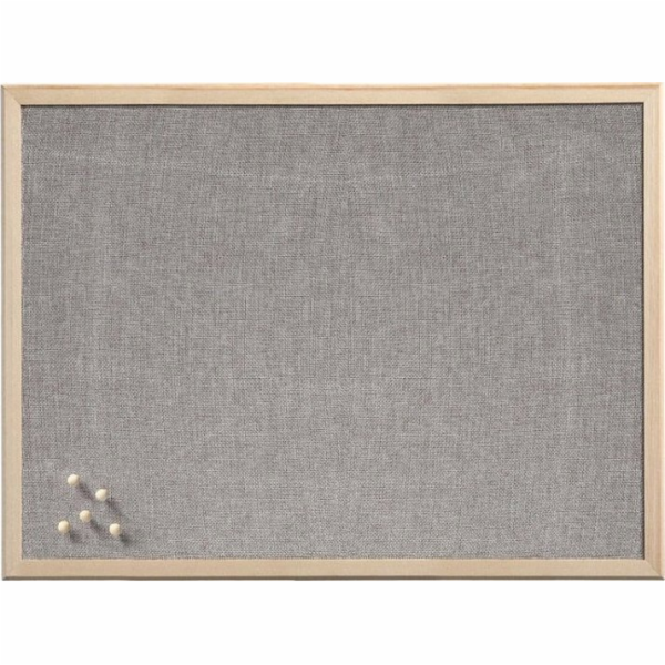 Informační tabule Zeller, 40 x 60 cm, len, ZELLER