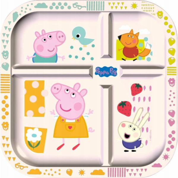 Koziol Výukový talíř + kostky, EASY EATER PEPPA PIG G, KO...
