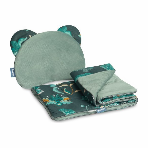 SET KOČÁRKU Sensillo VELVET PARADISE EMERALD SET
