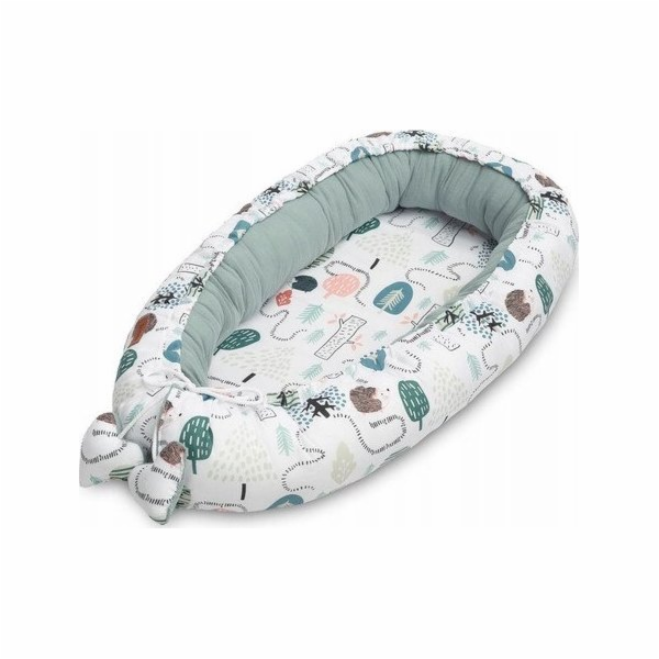 Sensillo COCOON MUSLÍN JEŽEK EMERALD 80x45