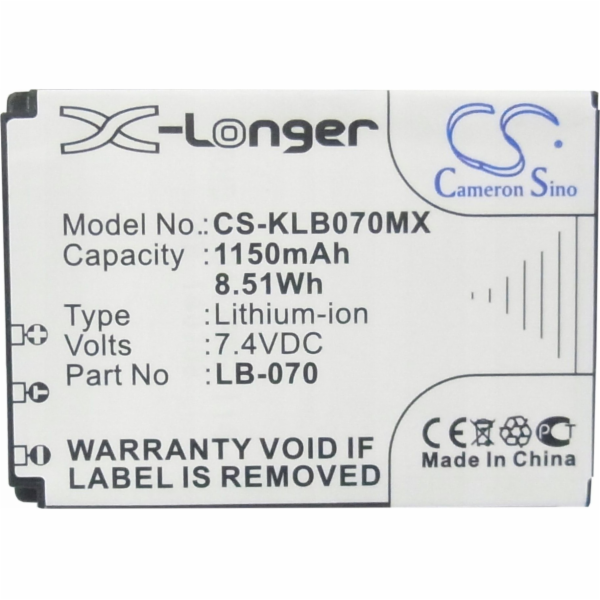 Cameron Sino Typ akumulátorové baterie Lb-070 Lb070 Pro K...