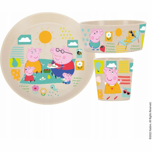 Koziol Dětská jídelní souprava CONNECT PEPPA PIG, vyroben...