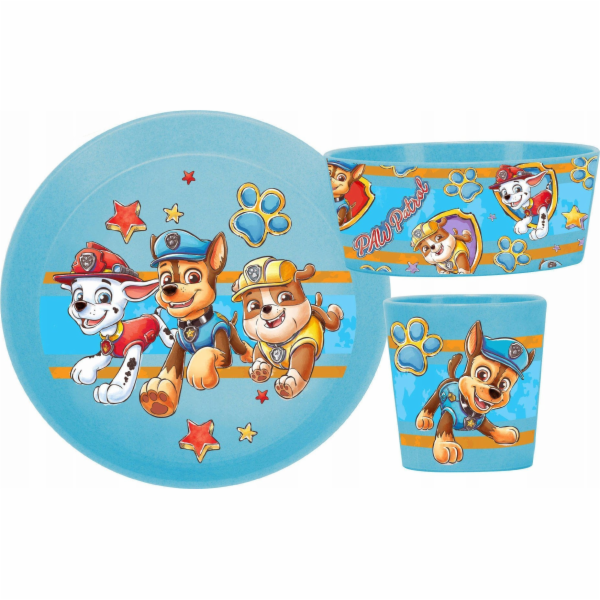 Dětská jídelní souprava Koziol CONNECT PAW PATROL z organ...