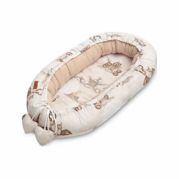Sensillo COCOON MUSLIN TRAVA HNĚDÁ 80x45
