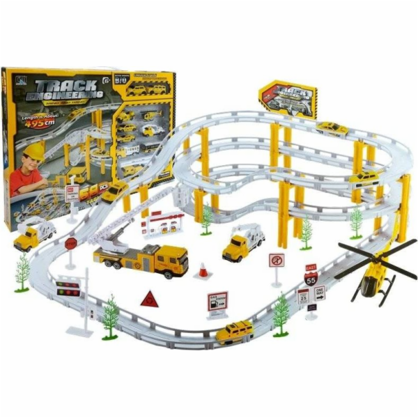 Lean Sport Car Track Rail Racing Metal Cars 12 km/h (1472)