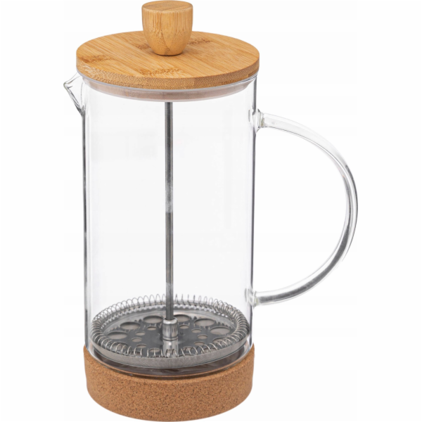 Kávovar Secret de Gourmet Glass s bambusovým víkem, 1L