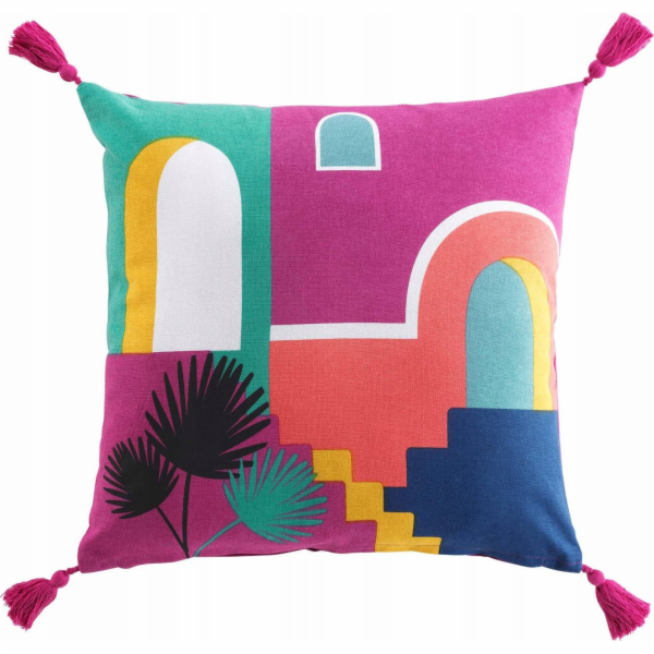 Interior Design Bavlněný dekorační polštář s potiskem SEN...