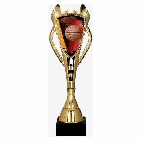 Zlatý plastový pohár Victoria Sport - BASKETBAL