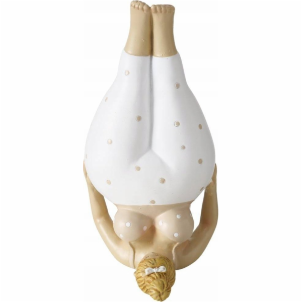 Porcelánová figurka Boltze jóga, žena, 22 cm