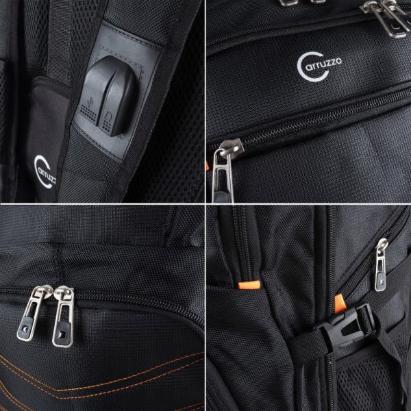 Batoh Carruzzo K403N LAPTOP BACKPACK 17 BUĎ LUXUSNÍ VODOT...