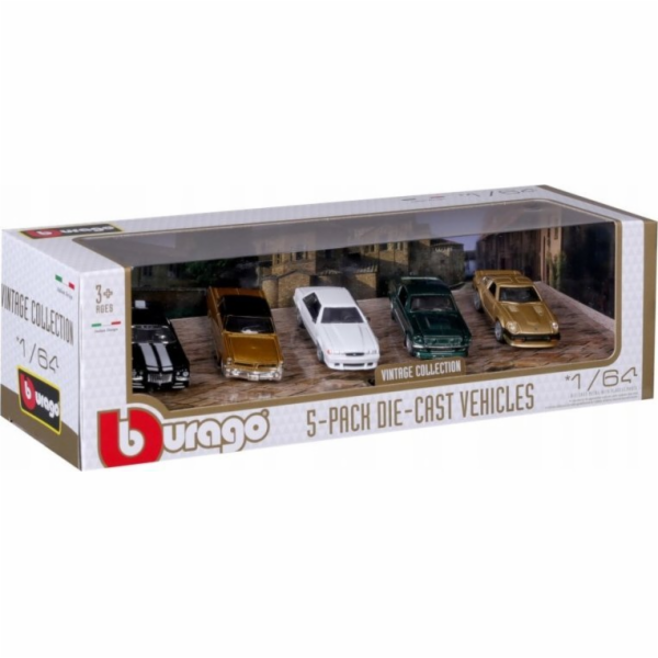 Bburago BBU 1:64 BBurago 5pack VintageColl 59150VA 16686