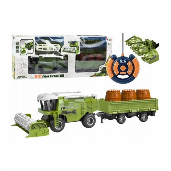 LeanToys Kombajn Zemědělský stroj na obilí RC dálkově ovl...