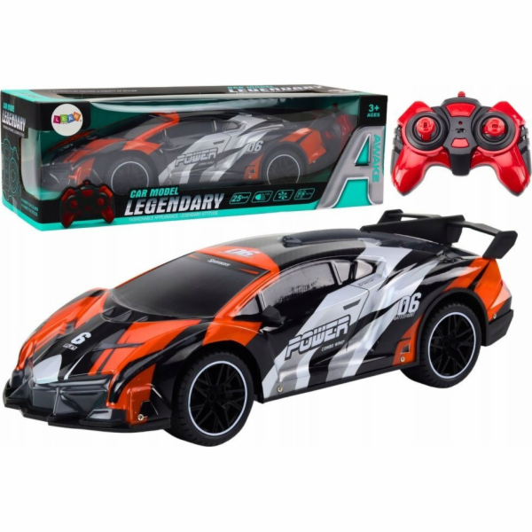 Sportovní auto na dálkové ovládání LeanToys RC 1:10 Orang...