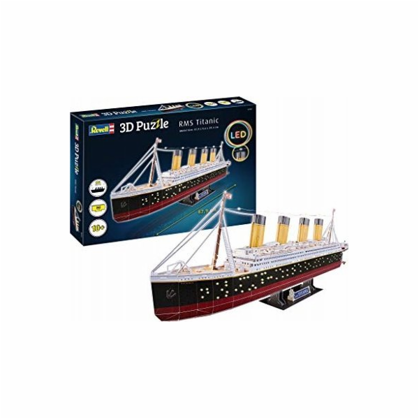 Revell 3D puzzle RMS Titanic LED 00154 01548