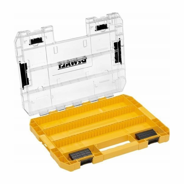 Dewalt DEWALT TOUGHCASE LARGE + KOMPATIBILNÍ PŘIHRÁDKY TSTAK
