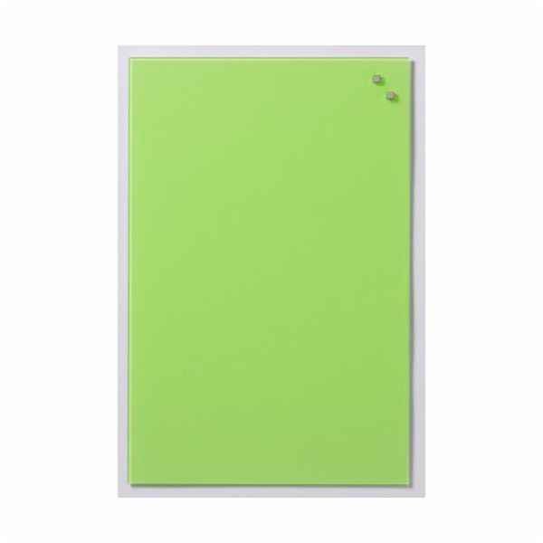 NAGA Skleněná magnetická tabule světle zelená 40x60 (10550N)