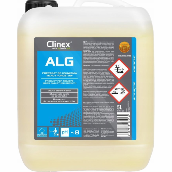 Clinex Clinex ALG - Odstraňovač mechů a lišejníků - 5l