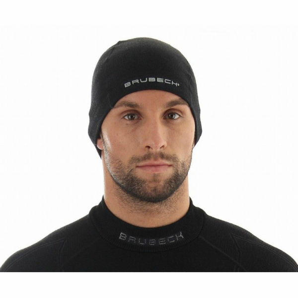 Brubeck Extreme Merino klobouk černý rS/M (HM10080)