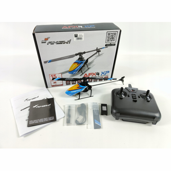 Amewi Amewi RC vrtulník AFX4 Li-Po baterie 350mAh modrá/14+
