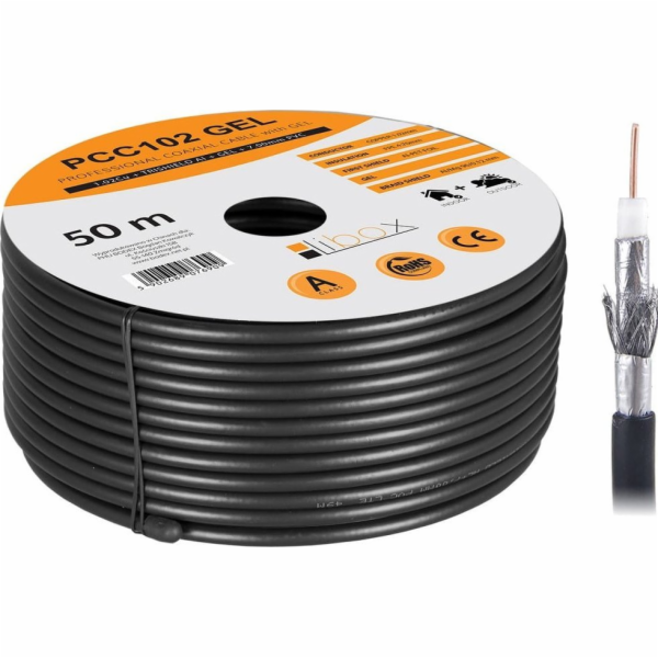 Libox kabel Koaxiální kabel PCC102 Gel-50 LIBOX