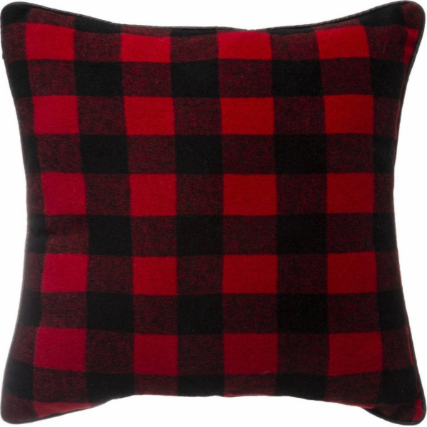 Bertoni-arco červený kostkovaný polštář, polyester, 45 x ...