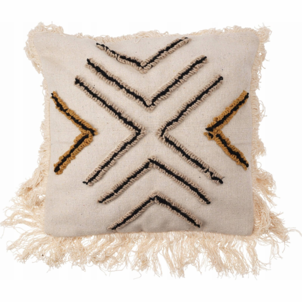 Home Styling Collection Boho polštářek s třásněmi, 45 x 4...